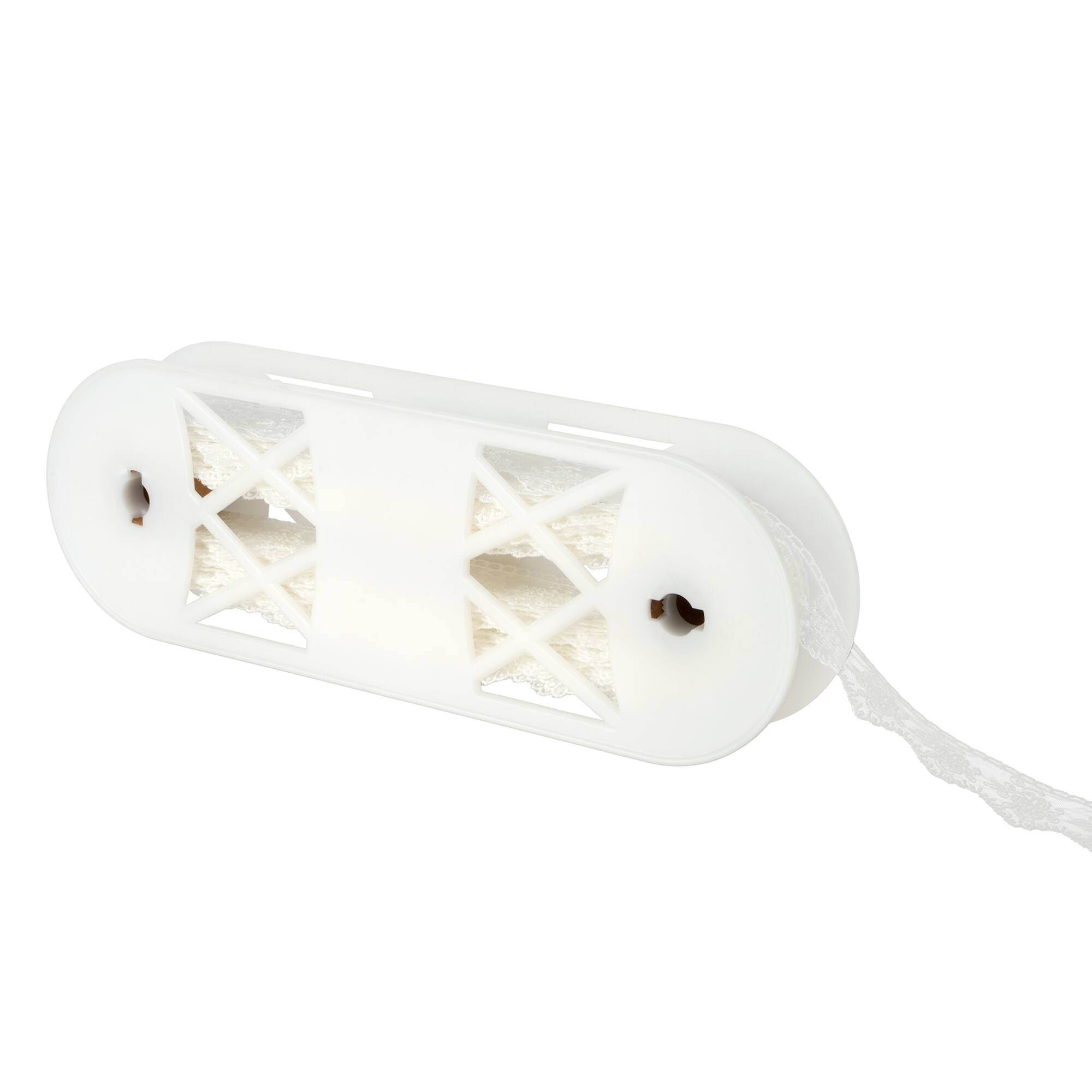 1.25" White Embroidered Lace Trim by Celebrate It®